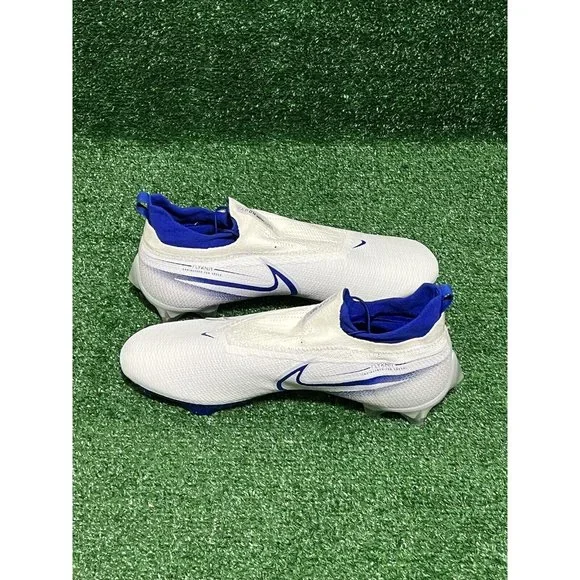 Nike Vapor Edge 360 Elite Football Cleats White Blue CV6282-107 Men’s Size 13.5 - Picture 7 of 9